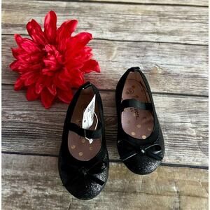 NWT BLACK SPARKLY DRESS SHOE-SIZE 6